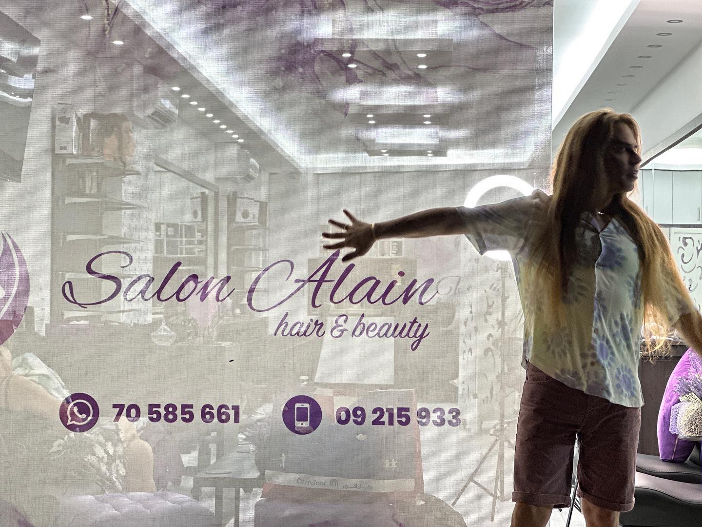 Alain Martinos at the salon